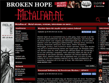 Tablet Screenshot of metalfan.nl